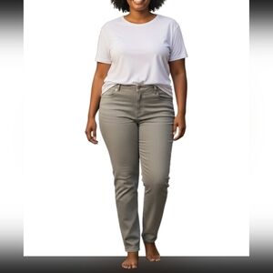 Michael Kors Women's Straight Leg Jeans - Gray Plus  20W